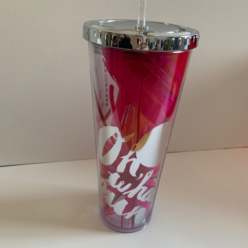 2014 Starbucks oh what fun holiday tumbler 24oz